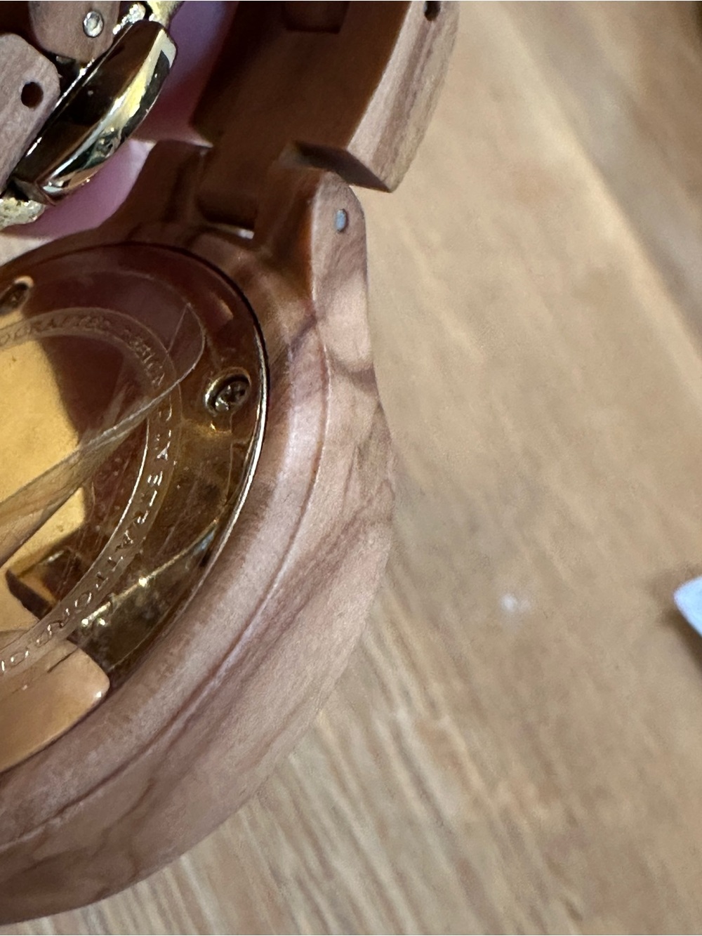 Revival Martin & Co. Olive Wood Tiger's Eye Women's Watch 37mm Quartz - Picture 8 of 13